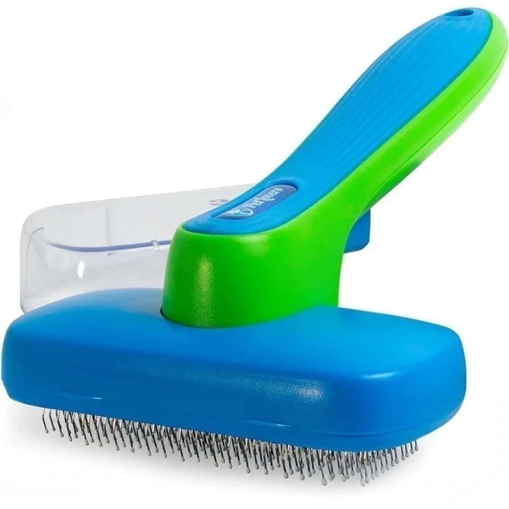 Brand New Self Cleaning Dog & Cat Hair Brush Shedding Grooming Tool Fur Comb